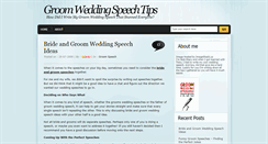 Desktop Screenshot of groomweddingspeech.org