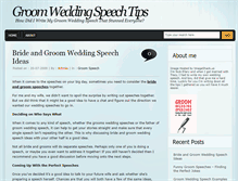 Tablet Screenshot of groomweddingspeech.org